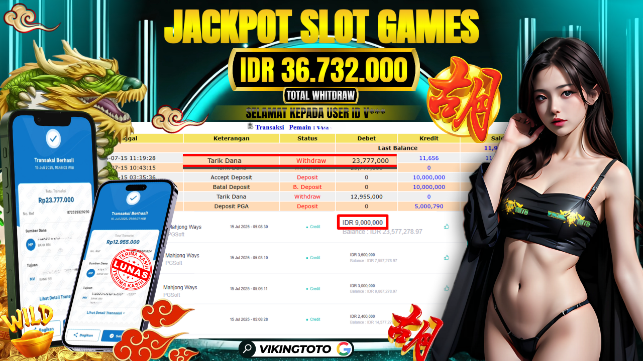 Bukti Jackpot Lunas VikingToto