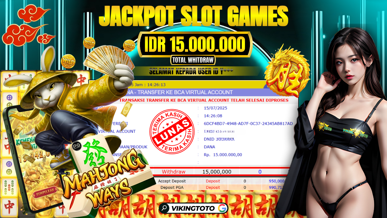 Bukti Jackpot Lunas VikingToto