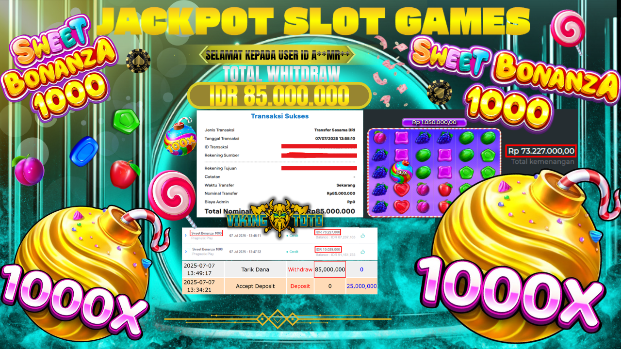 Bukti Jackpot Lunas VikingToto