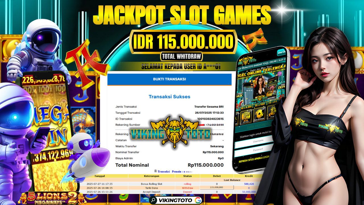 Bukti Jackpot Lunas VikingToto