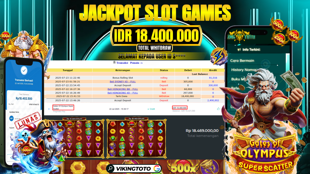 Bukti Jackpot Lunas VikingToto