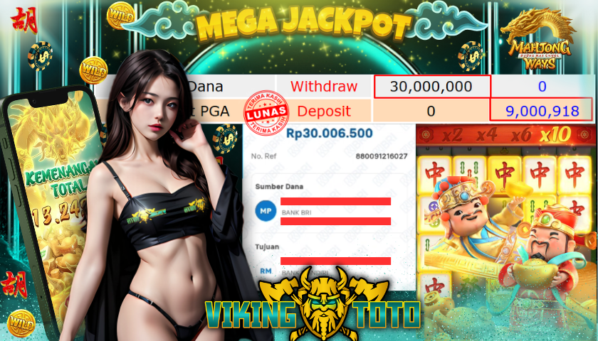 Bukti Jackpot Lunas VikingToto