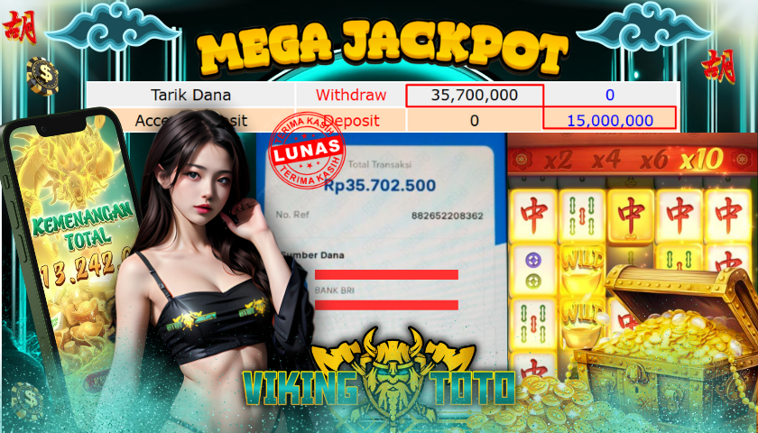 Bukti Jackpot Lunas VikingToto