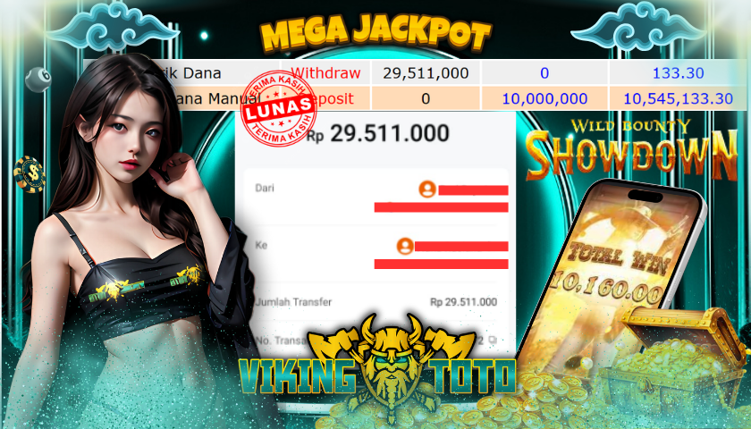 Bukti Jackpot Lunas VikingToto