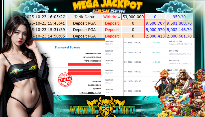 Bukti Jackpot Lunas VikingToto