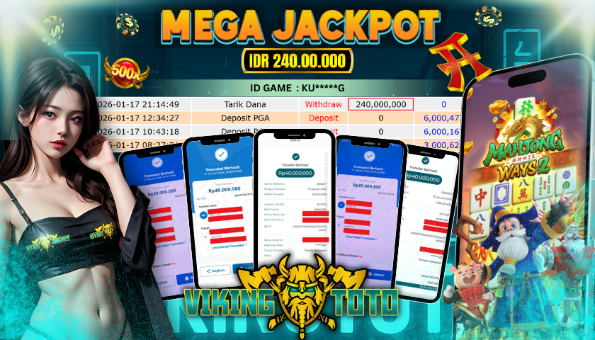 Bukti Jackpot Lunas VikingToto