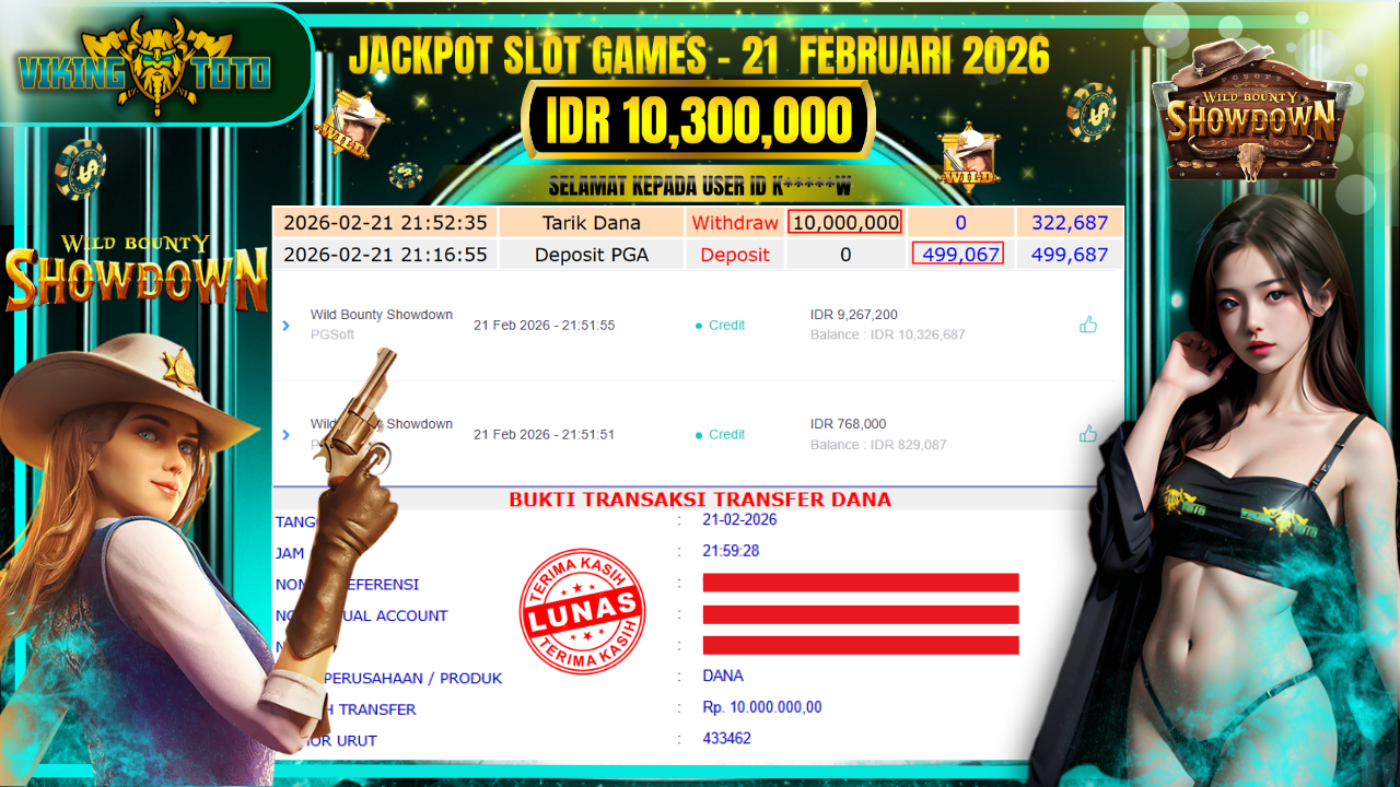 Bukti Jackpot Lunas VikingToto