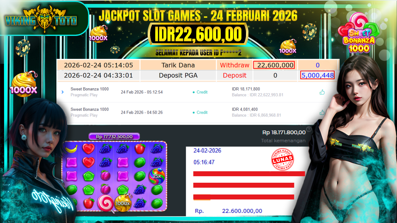 Bukti Jackpot Lunas VikingToto