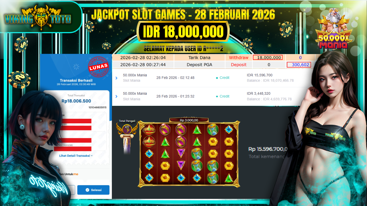 Bukti Jackpot Lunas VikingToto