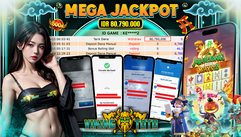 Bukti Jackpot Lunas VikingToto